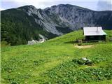 Stol iz Javorniškega rovta na planini Seče